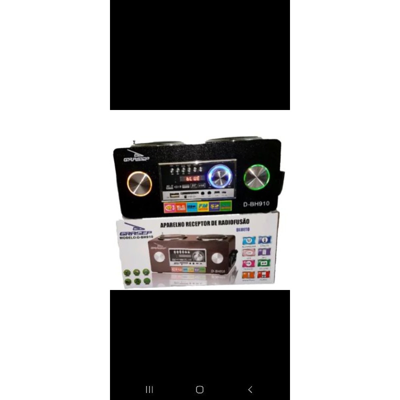 Speaker Bluetooth Jumbo Music Box Musik Mp3 Player Radio GRASEP
