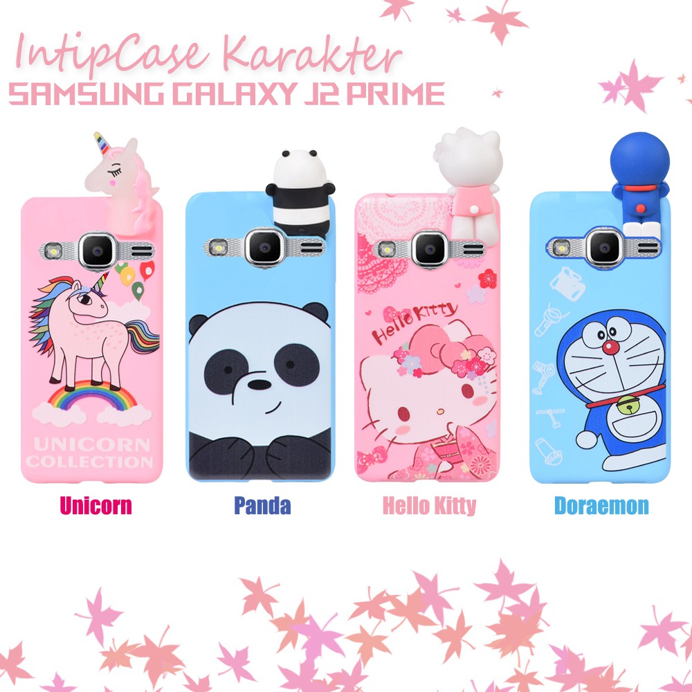 3D Case Intip Xiaomi Samsung J2 Prime Softcase Karakter