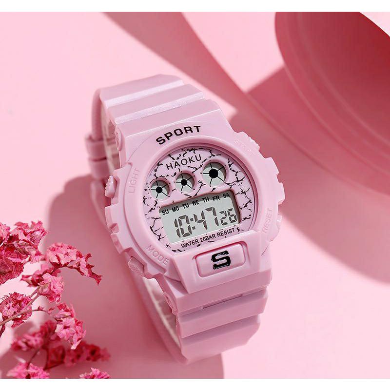 Jam Tangan Wanita Sport Digital LED Korea