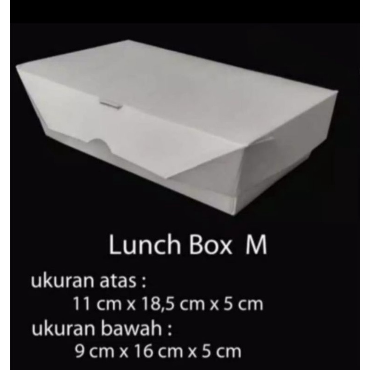 

isi 50pcs paper launch Box M ( Tangung )