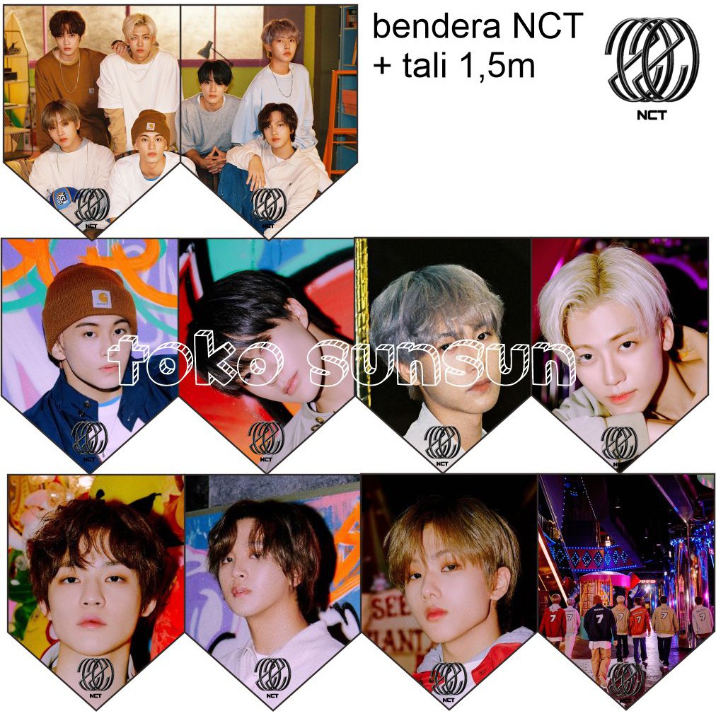 Bendera Gantung NCT Dream De Javu