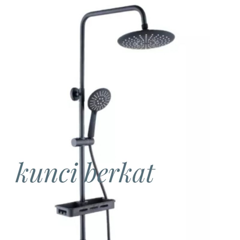 Shower set hitam/Sower tiang/Shower set black/Only Shower