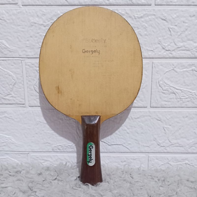 BET PINGPONG TENIS MEJA BUTTEFFLY GERGELY OLD TAG KUPU-KUPU HITAM CLASSIC LANGKA KONDISI OK
