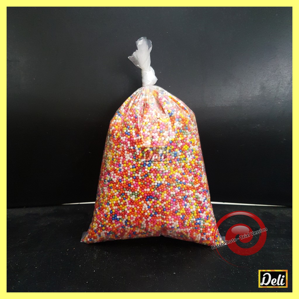 

Spikel / Trimit / Sprinkle Mavelerio Topping Butiran Warna Warni Repack 250gr