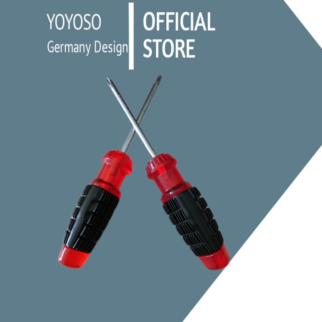 Promo Obeng Gagang Karet 6 inch