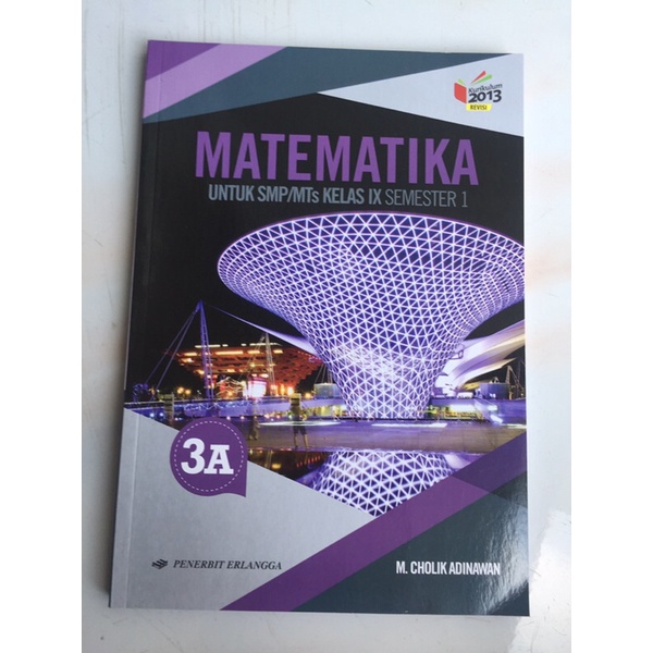 

Buku Matematika SMP Kelas 9 Semester 1
