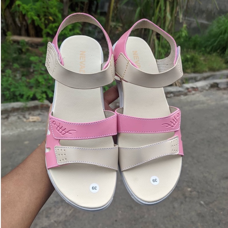 SANDAL TALI PEREMPUAN MODEL KOREA SANDAL WANITA TALI BELAKANG MURAH CASUAL  SENDAL CEWEK SLINGBACK TALI BELAKANG