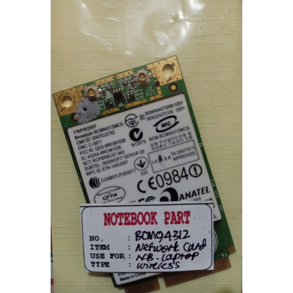 Mini PCIe Wifi Card /wireless WLAN Module 802.11 a/b/g NB /Laptop Ori