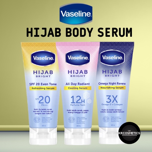 Vaseline Hijab Bright Body Serum -180ml