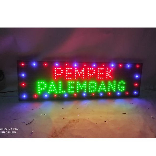Jual lampu tulisan led PEMPEK PALEMBANG | Shopee Indonesia