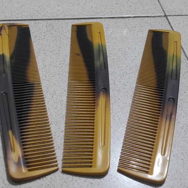 SISIR RAMBUT ( COKLAT ) MODEL (KIPAS) BESAR JUMBO PANJANG 23CM GROSIR