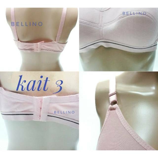 Bra Wanita Bh Cewek Jumbo Size 40 42 Tanpa Kawat Model Wanita Sport bra Kait 3 By Belbra