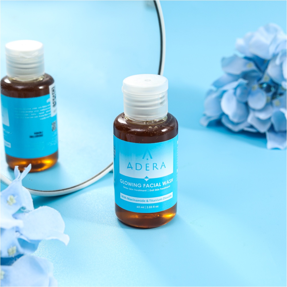 Adera Face Serum Wajah Original Glowing Putih Bersih Bebas Jerawat Kusam Flek Bintik Hitam ORIGINAL 100% sudah BPOM-Facial Wash