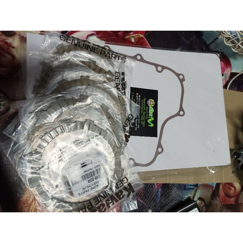 kampas kopling atau plat kopling ninja300 ninja250fi ninja250 karbu