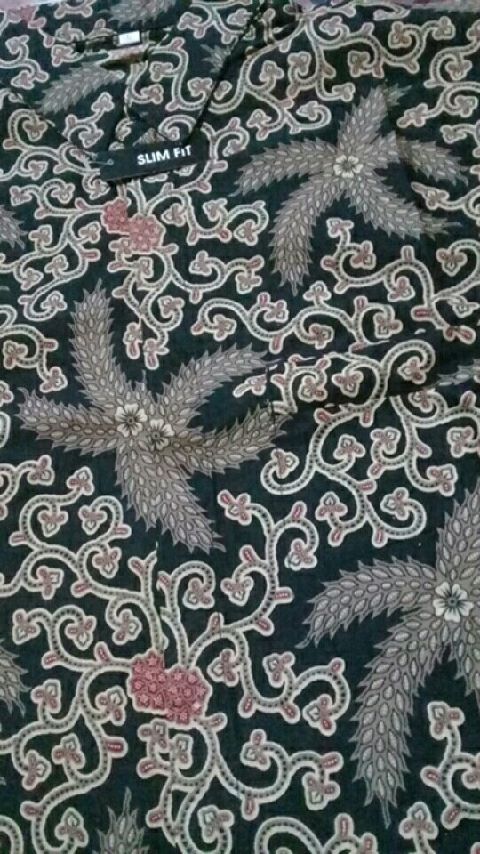 Kemeja Batik Pria Lengan Panjang Slim Fit Batik Pria Lengan Panjang Modern