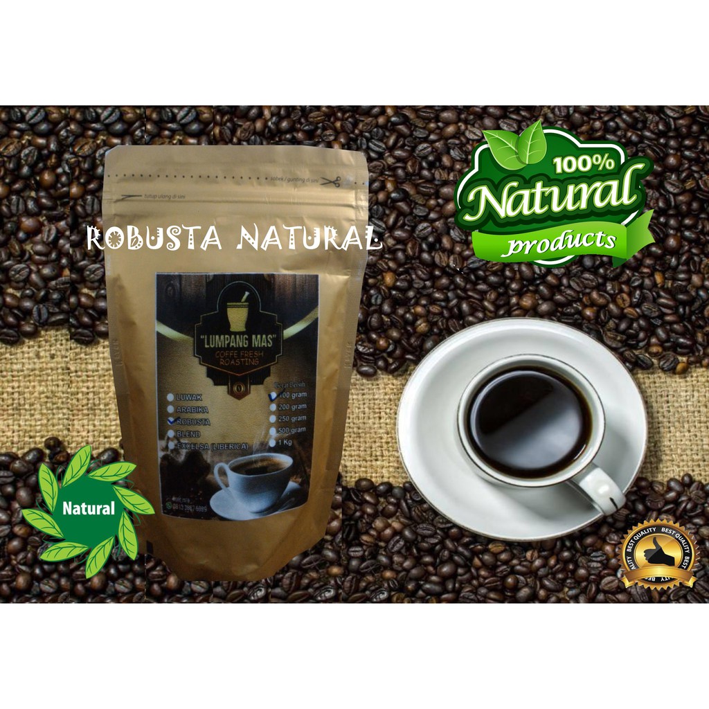 

Kopi Robusta Natural Lereng Semeru 100 Gram