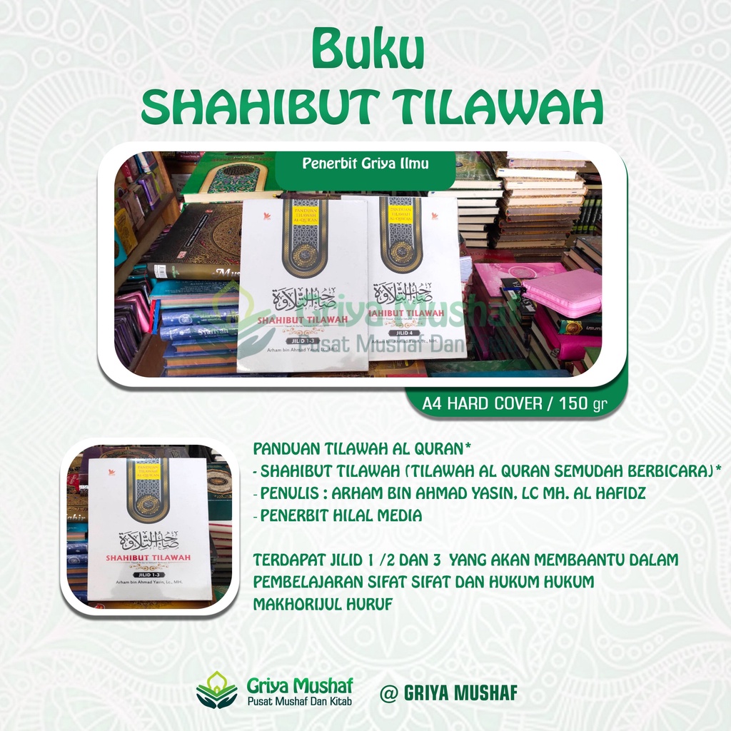 

Buku Shahibut Tilawah Jilid 1-4