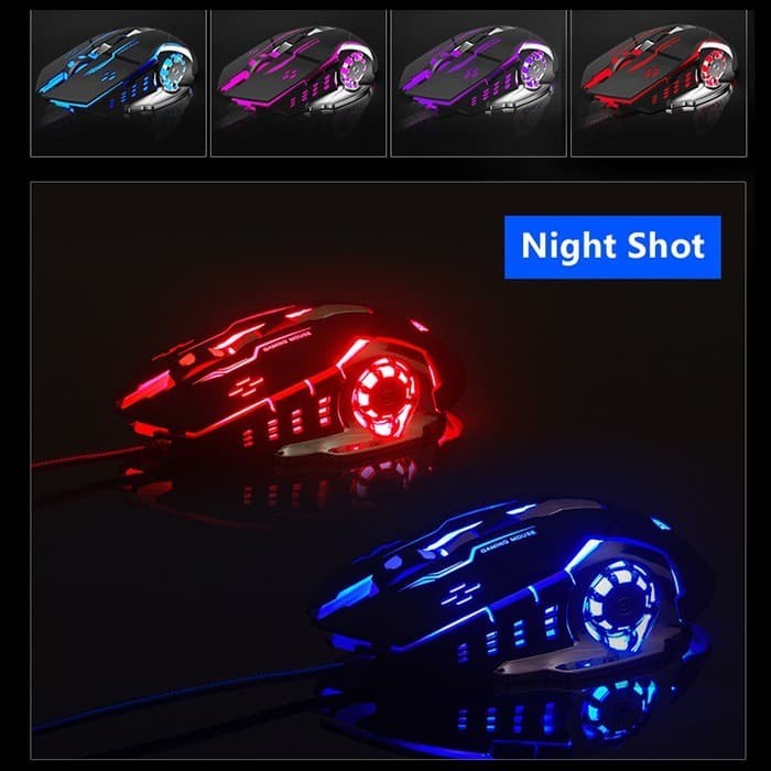 Mouse Gaming AULA S20 – 2400DPI RGB Driver Macro Software