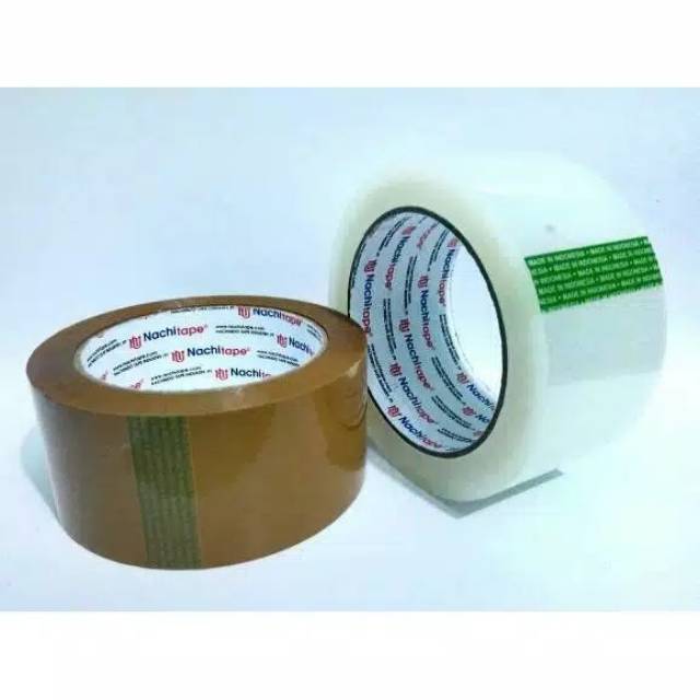 Lakban bening /coklat nachi tape 2"