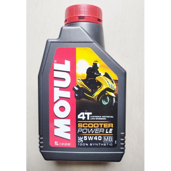 oli Motul matic power le SAE 5-40 1 liter 100% original for all matic