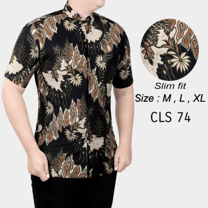 KEMEJA BATIK PRIA SLIMFIT MODERN CBS