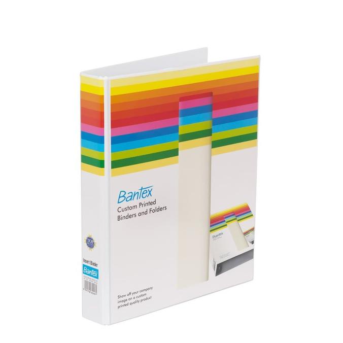 

Bantex Insert Ring Binder 4 Ring 25mm A4 White #8722 07