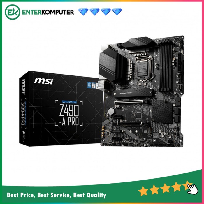 MSI Z490-A Pro (LGA1200, Z490, DDR4, USB3.2, SATA3) (By WPG)