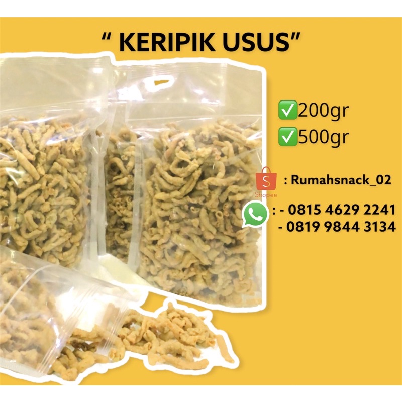 

Keripik usus 500gr