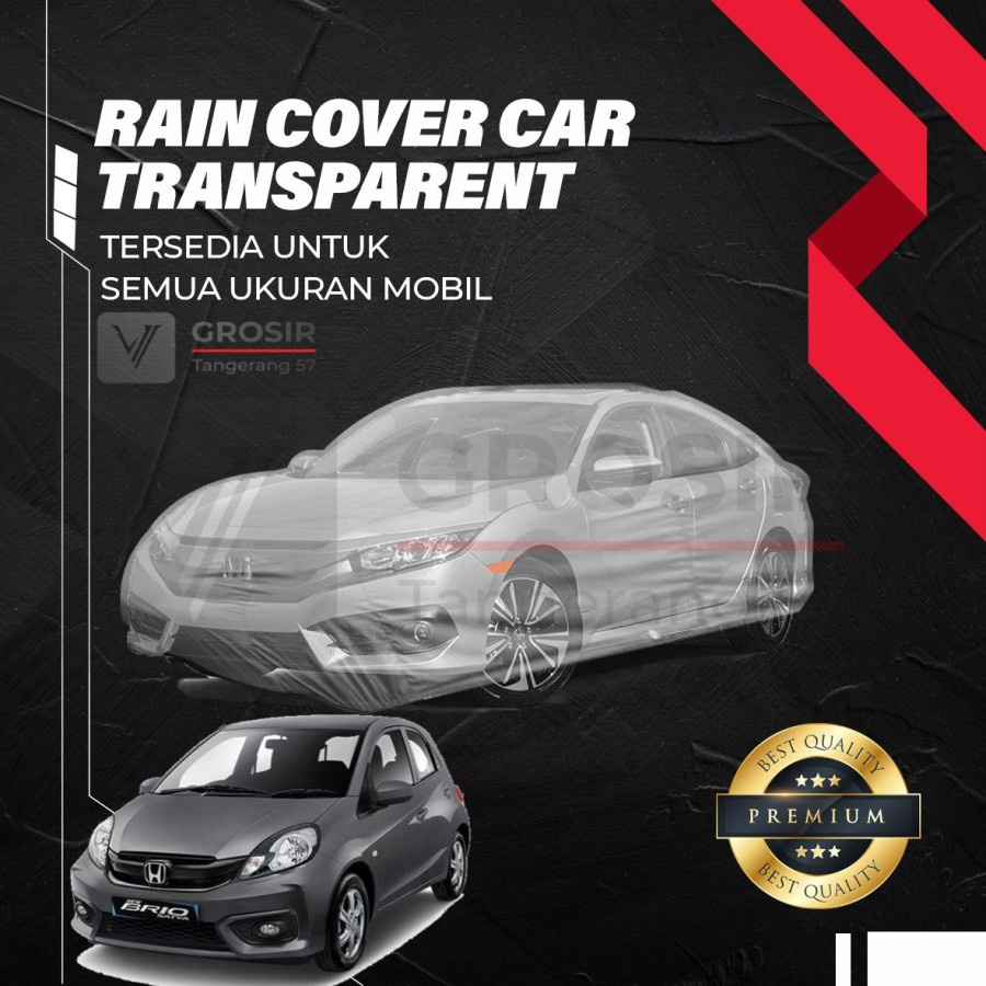 SARUNG TRANSPARAN BRIO SATYA 2013-2017 / BODY COVER BRIO SATYA