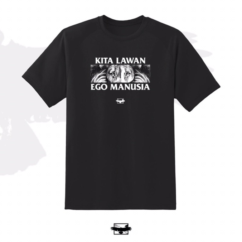 Kaos Aktivis Lingkungan Pria [Kita Lawan Ego Manusia] | Kaos Ramah Lingkungan
