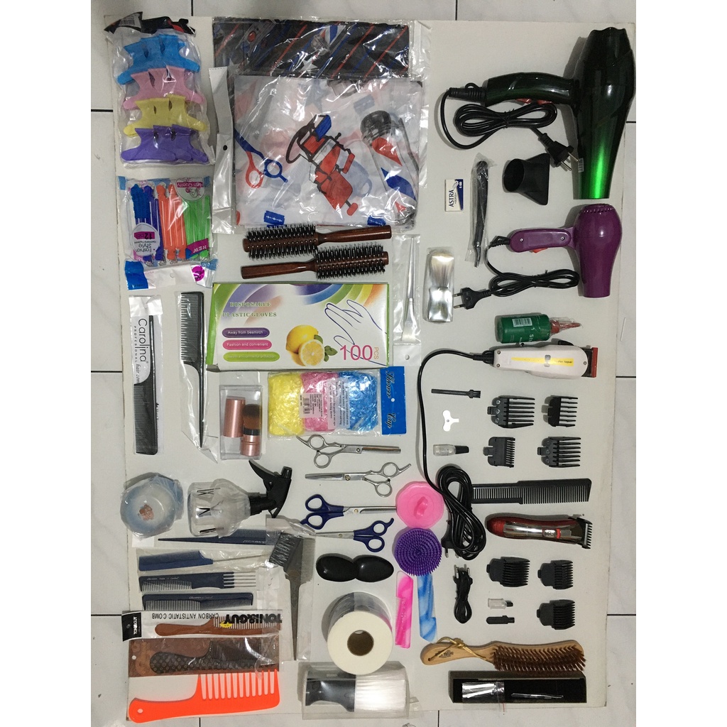 (BEAUTYMAXX)ALAT PANGKAS SET MURAH/PAKET USAHA PANGKAS/PERALATAN BUKA PANGKAS/PANGKAS RAMBUT WAHL 1 SET/PAKET ALAT PANGKAS BARBERSHOP/PAKET BUKA BARBERSSOP LENGKAP/PERALATAN SET BARBER/PAKET USAHA PANGKAS