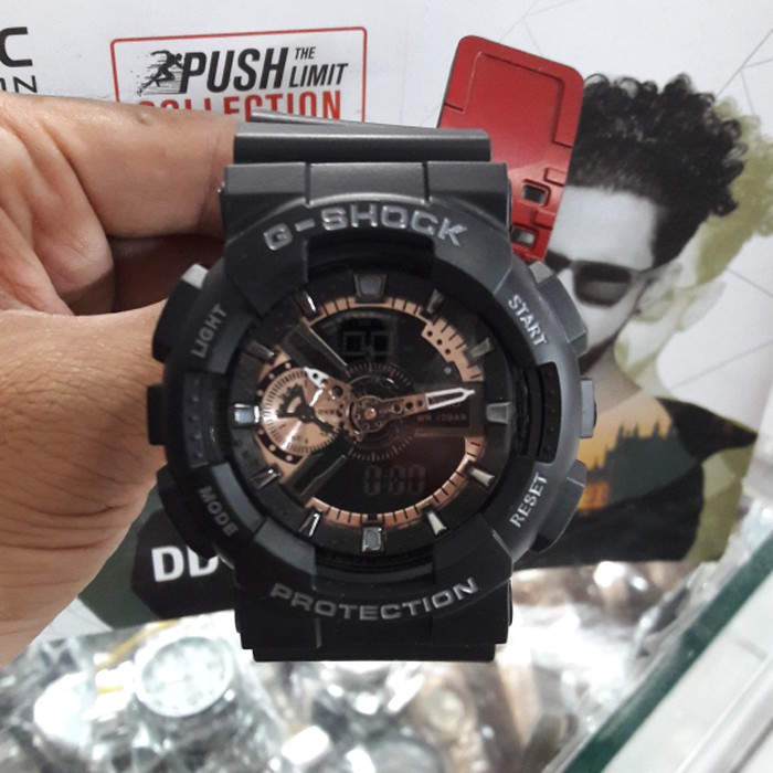 TERMURAH G SHOCK GA 110 GSHOCK GA110 DOUBLE WARNA ROSE GOLD   Tembaga Murah