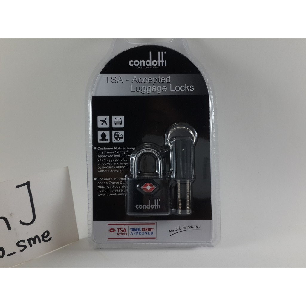 Gembok Koper Condotti - Gembok Condotti - Gembok TSA - Luggage Locks