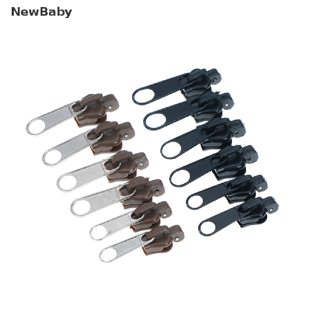 Newbaby 6Pcs Kepala Resleting Pengganti universal Untuk Reparasi Instan