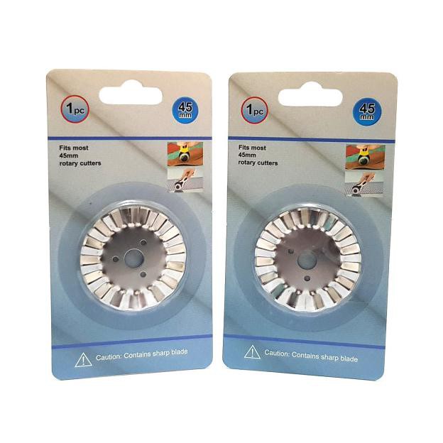 

✨BISA COD✨ Pinking Blade - Rotary Cutter 45mm