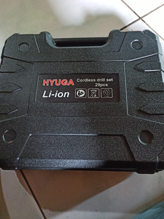 Bor Baterai Cordless Hyuga 13volt Tembok Besi Kayu Japan Tahan Panas Promo
