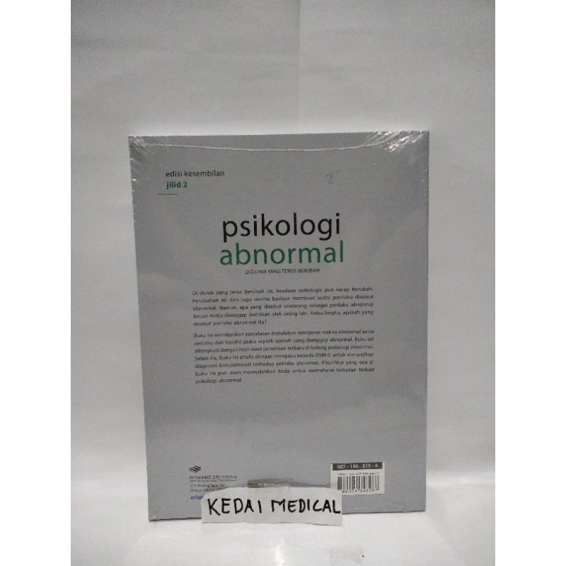 BUKU PSIKOLOGI ABNORMAL JILID 2 EDISI ORIGINAL