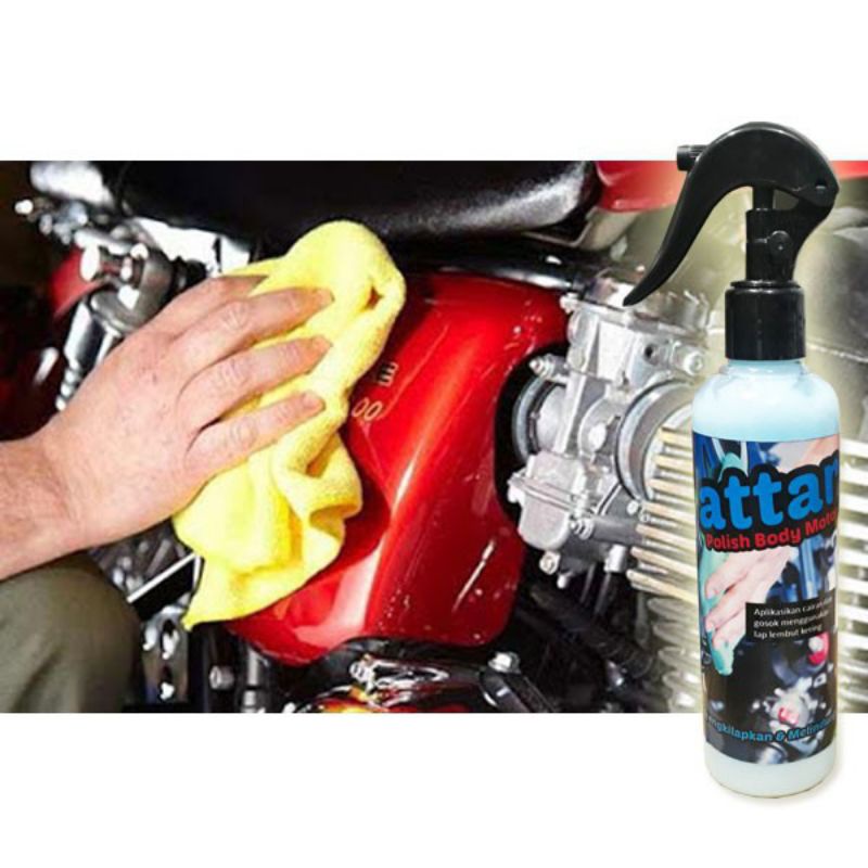 Poles Body Motor Spray - Pengkilap Khusus Body Motor
