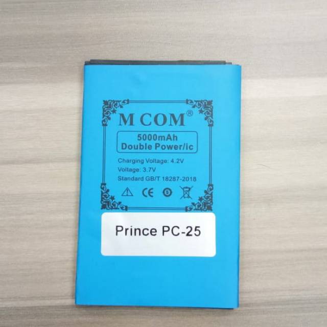 Battery Batre Baterai Double Power Mcom Prince PC25 PC-25 PC 25