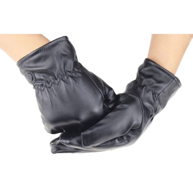 IMPORT Glove Leather Unisex Sarung Tangan Kulit bulu Touchscreen musim dingin Winter Glove Leather fur import