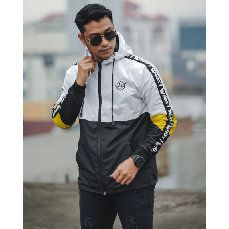 KMO JAKET PARASUT OUTDOOR PRIA KEREN / JAKET RUNNING