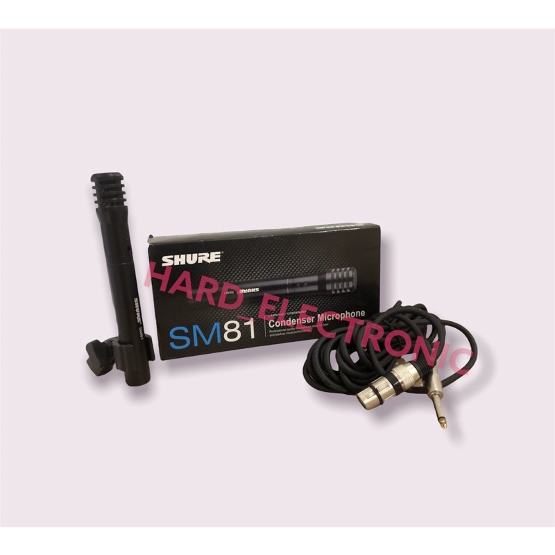 Mic Kabel Shure SM81 Condenser Shure SM 81 Condensor