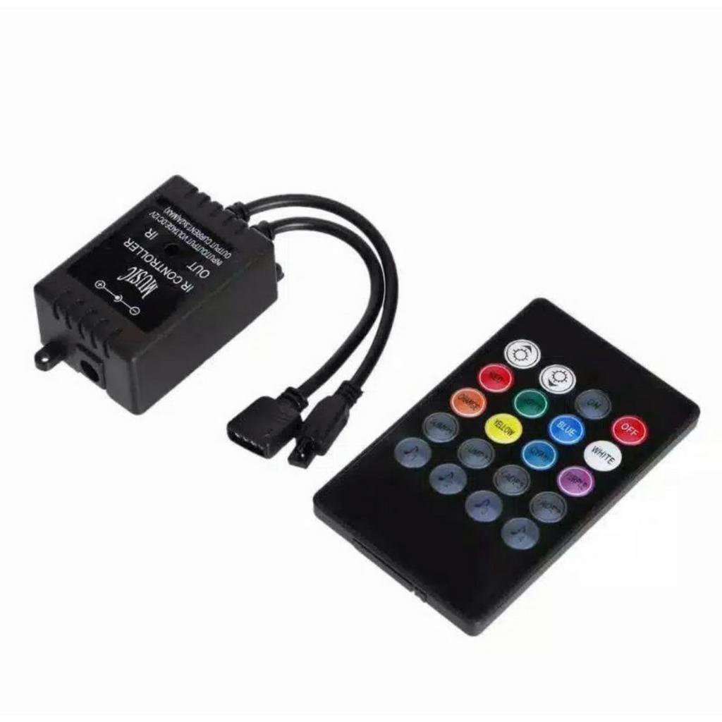 REMOTE DRIVER RGB CONTROLLER 22  TOMBOL CONTROLLER 44 TOMBOL 12V RGB