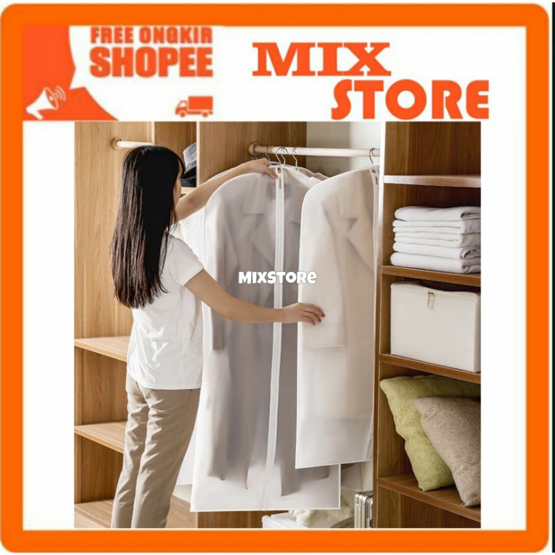 Cover Baju Gantung Transparan Cover Baju Anti Debu Cover Baju Gantung Kemeja Gamis dan Lainnya
