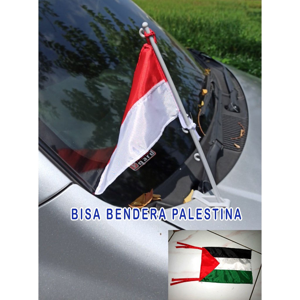 bendera indonesia bendera palestina mobil / motor / sepeda