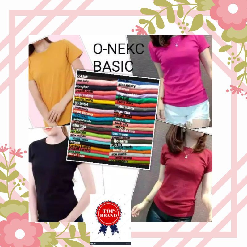 KAOS WANITA POLOS /KAOS LENGAN PENDEK/KAOS SENAM/KAOS KETAT/KAOS POLOS CEWEK/KASO MURAH HITAM