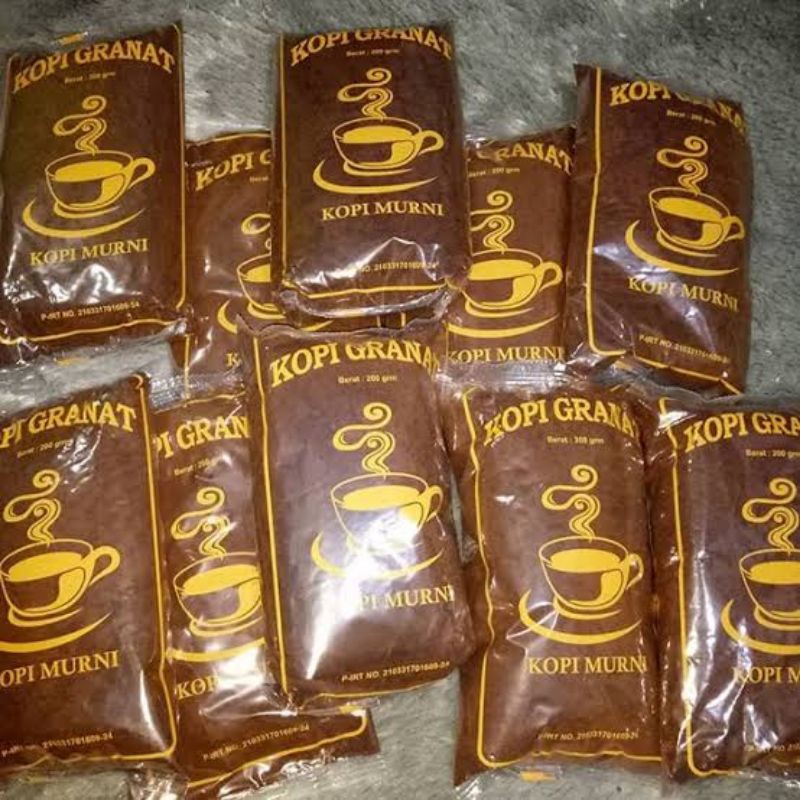 

kopi granat 100% kopi bubuk asli