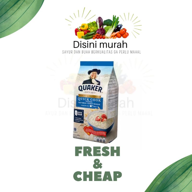 

quaker oatmeal quick cooking 800gr