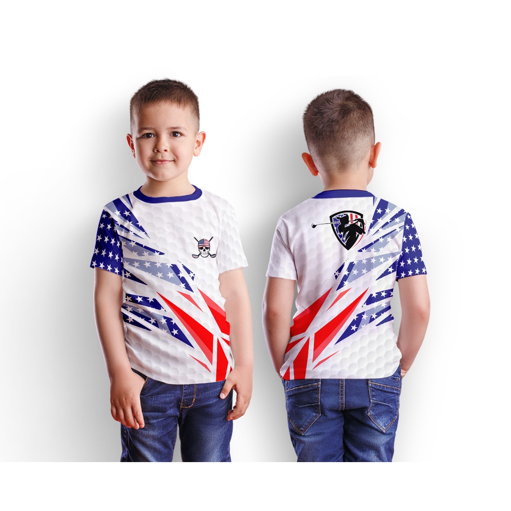 Kaos Anak OLAHRAGA SPORT GOLF Fullprint Sublime Custom 03