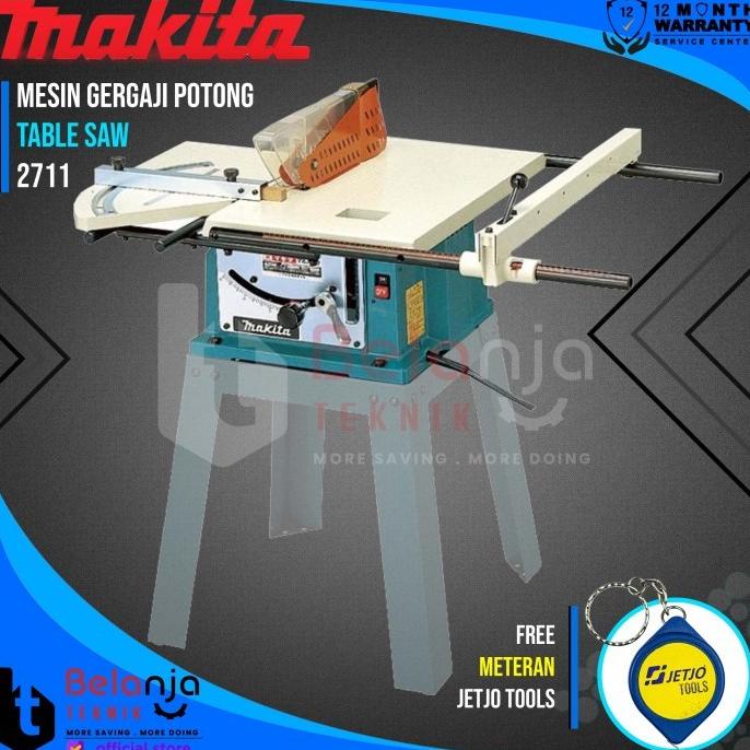 Makita Table Saw 2711 10 Inch Mesin Gergaji Potong Kayu Meja 10" 1350W Shop_Marimar